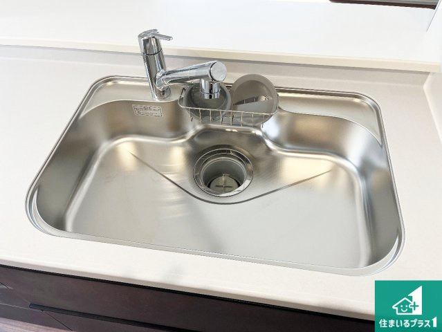 神戸市西区王塚台　第9期　新築一戸建ての設備|広々としたシンクで食器洗いも楽々！