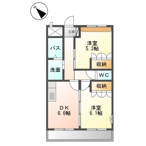 クレアートの間取り