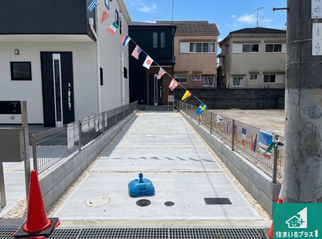神戸市西区王塚台　第9期　新築一戸建ての駐車場|２台分の駐車スペース有り！急な来客でも安心です！