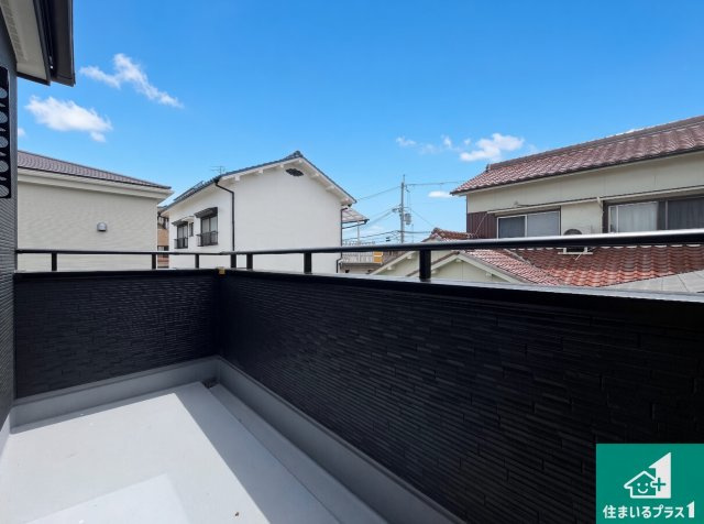 神戸市西区王塚台　第9期　新築一戸建てのバルコニー|日当たりのよいバルコニー！お部屋が開放的に！
