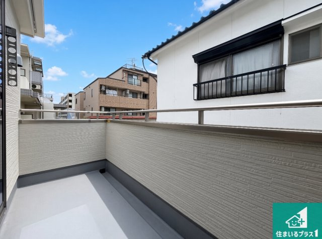 神戸市西区王塚台　第9期　新築一戸建てのバルコニー|日当たりのよいバルコニー！お部屋が開放的に！