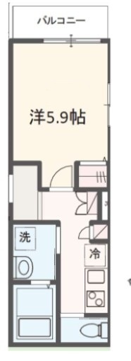 MELDIA東大宮Ⅳの間取り