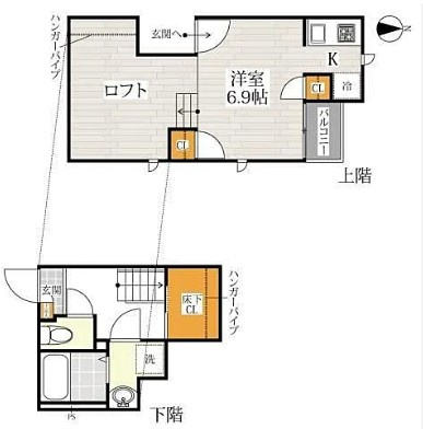 ＣＢ大和田セレーヌの間取り