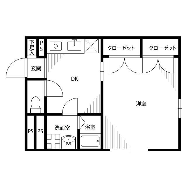 アンプルール フェール KⅢの間取り
