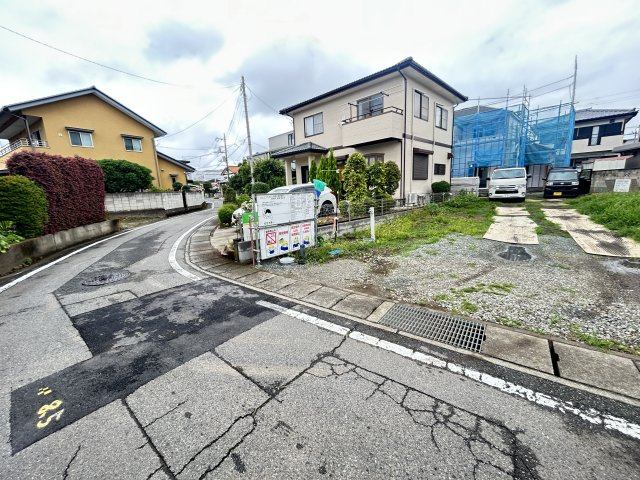 新築　高崎市倉賀野町　Heartful　Town　A号棟の前面道路含む現地写真|現地写真　南側接道幅員約4.3ｍ