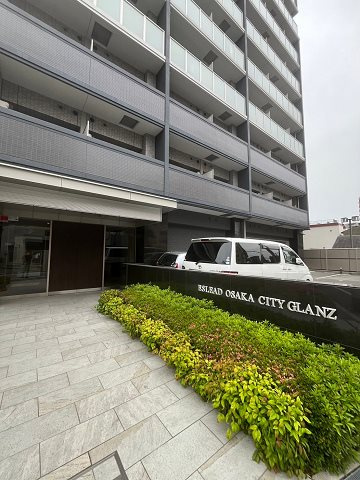 エスリード大阪シティグランツのエントランス|落ち着いたエントランスです