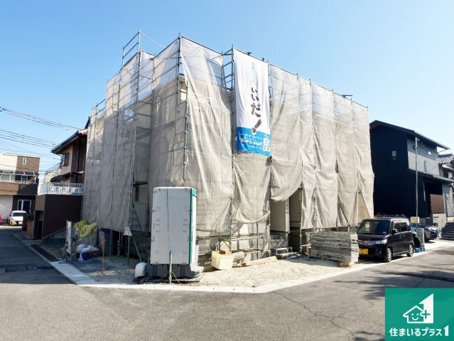 神戸市垂水区桃山台　新築一戸建ての外観|現在建築中！落ち着いた街並みで新生活を始めることが出来そう！周辺の物件も併せてご紹介させて頂きます！