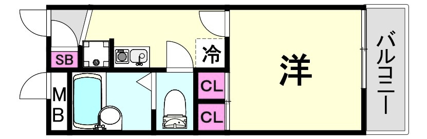 レオパレスMARUYAⅡの間取り
