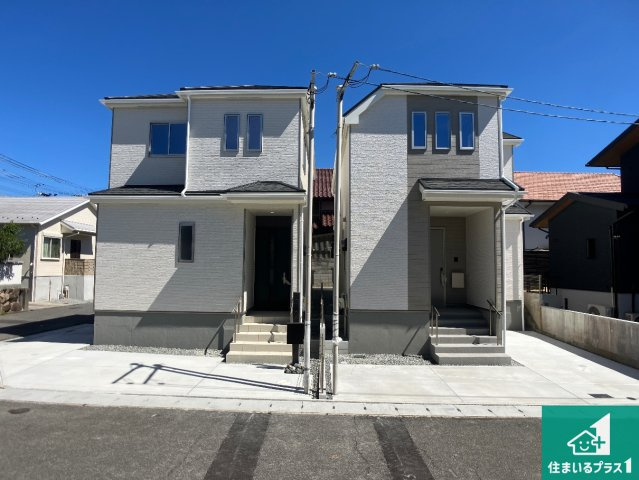 神戸市垂水区桃山台　新築一戸建ての外観|お客様に長く安心して住んでいだだける事にこだわった家づくり！住んでからのアフターサービスにもしっかりと取り組んでいます！