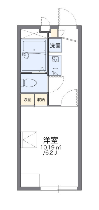 レオパレスアプライズ塚口の間取り
