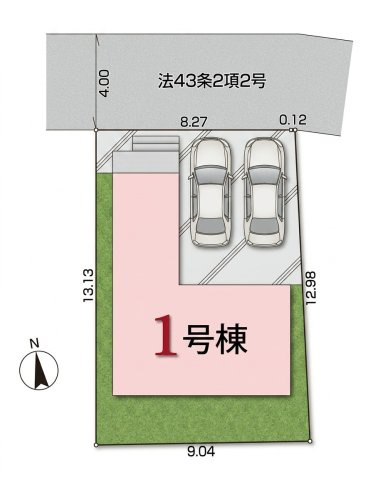 【区画図】 | 武蔵村山市大南3丁目　全1棟　新築戸建