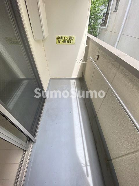 ランドアート甲子園のバルコニー