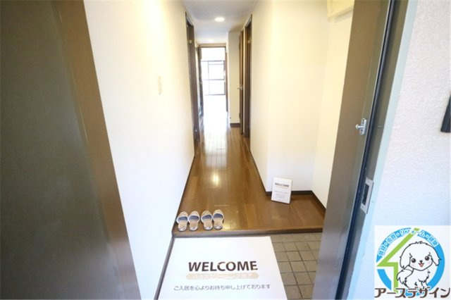プラザハイツ二ツ屋B棟の玄関|※パース写真