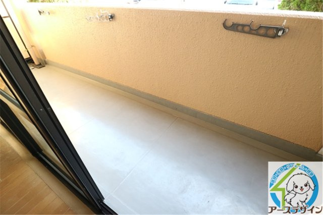 プラザハイツ二ツ屋B棟のバルコニー|※パース写真