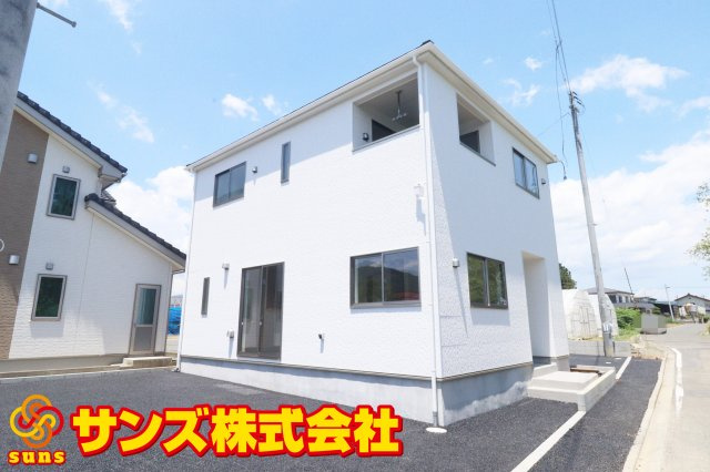 大玉村玉井字町　　　　2号棟　　　玉井小学校、大玉中学区の外観|南東側から見た外観