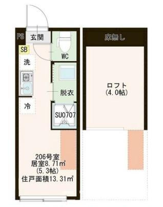 【間取り】 | ハーモニーテラス宮本町Ⅴ