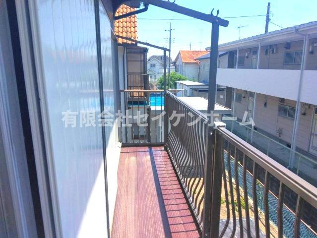熊谷市妻沼　リフォーム済中古戸建のバルコニー