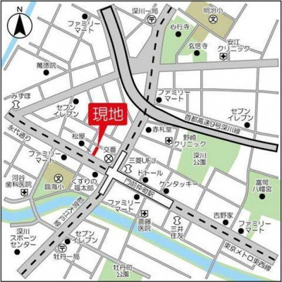 【地図】 | ジオエント門前仲町