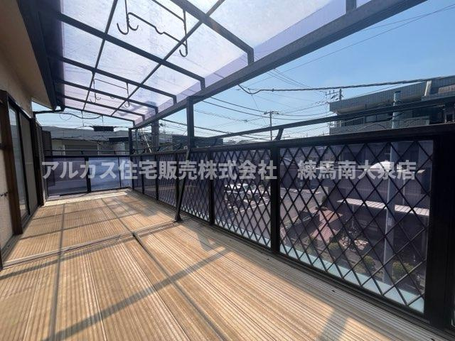 練馬区田柄5丁目　中古一戸建　都営大江戸線　光が丘のバルコニー