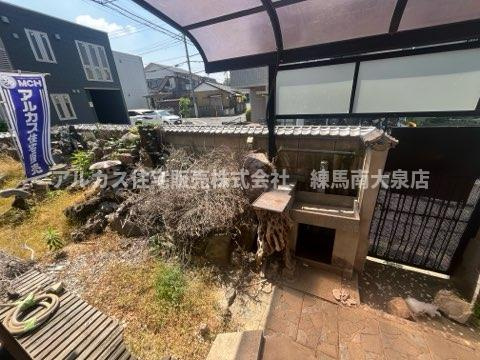 練馬区田柄5丁目　中古一戸建　都営大江戸線　光が丘の庭