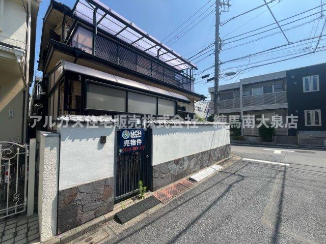 練馬区田柄5丁目　中古一戸建　都営大江戸線　光が丘の前面道路含む現地写真