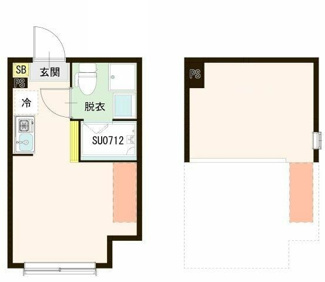 【間取り】 | ラヴィ新小岩 | 間取りです。