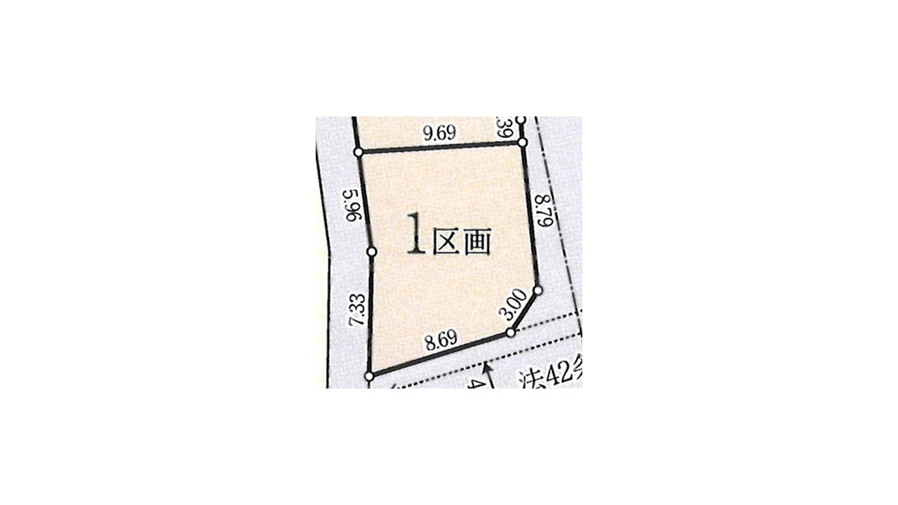 昭島宮沢町第２期　建築条件付売地　全１４区画　１区画の土地図
