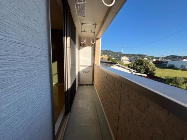 ベース新田南のバルコニー