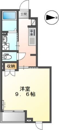 プレジールの間取り