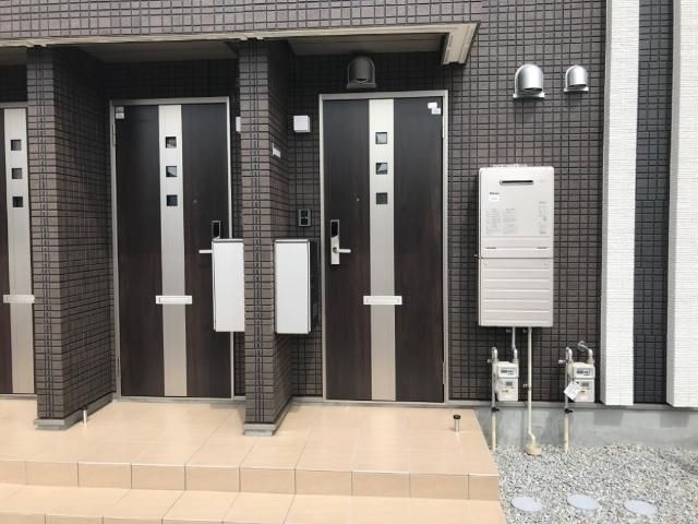 プレジールの玄関