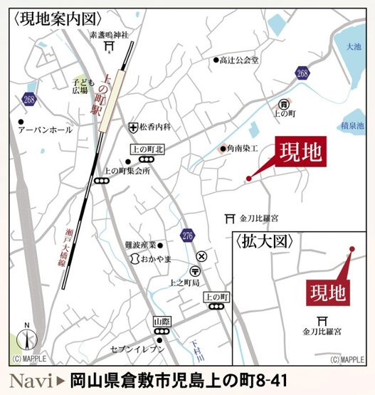 【地図】 | リーブルガーデン児島上の町4丁目 (全1棟)
