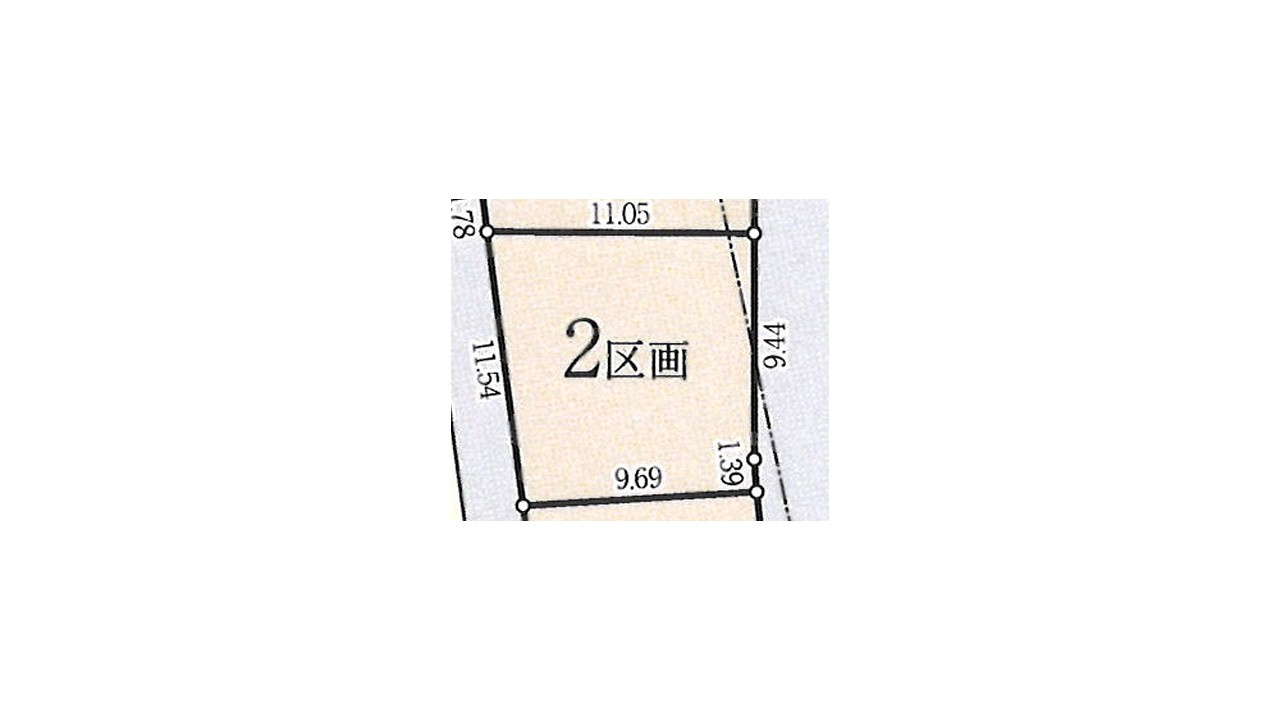 昭島宮沢町第２期　建築条件付売地　全１４区画　２区画の土地図