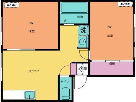ウインディア屋島の間取り