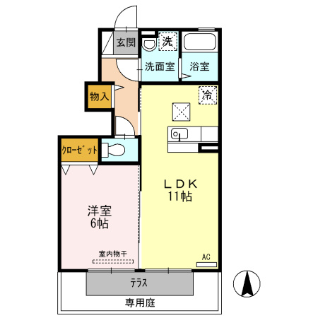 サント　カンパーニュの間取り