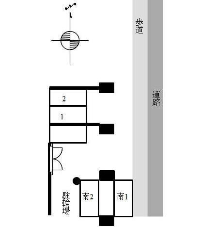 コンフォール錦町の区画図