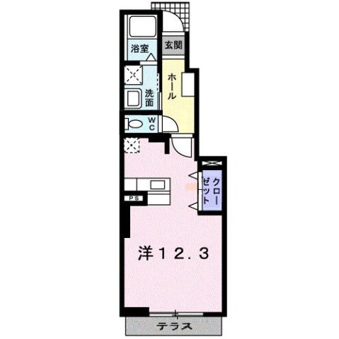 メリオル　カザ　Ｂの間取り