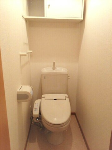 ブルー　アイランドのトイレ|ゆったりとした空間のトイレです