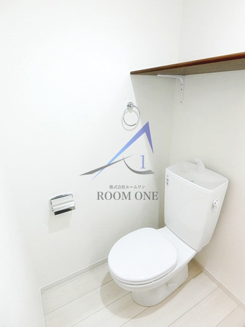 ハーミットクラブハウス大倉山ⅡB棟 のトイレ|トイレです。