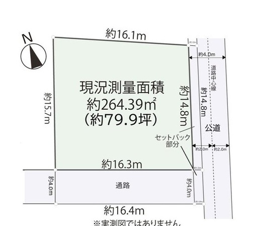 【土地図】 | 藤沢市亀井野　売地