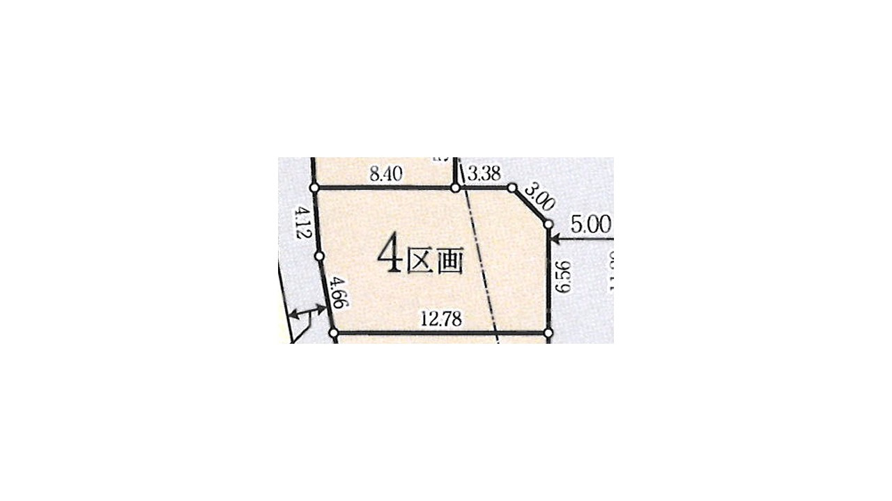 昭島宮沢町第２期　建築条件付売地　全１４区画　４区画の土地図
