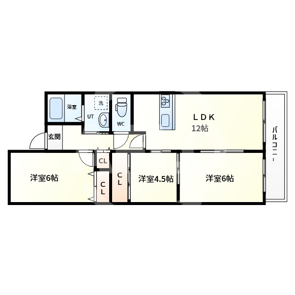 フォレスタ育和　育和小学校区の間取り|フォレスタ育和　間取り
