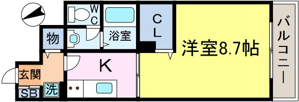 カイ・コーポの間取り