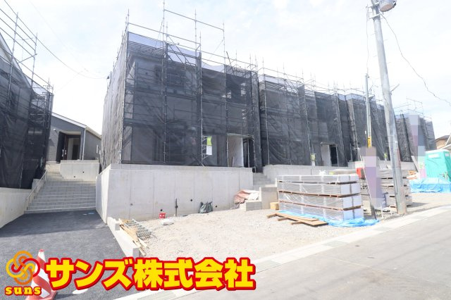 郡山市菜根３丁目　　　３号棟　　　桜小学校、郡山第３中学区の外観|南西側から見た外観