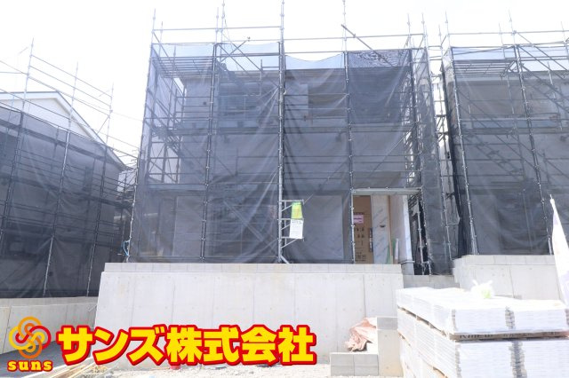 郡山市菜根３丁目　　　３号棟　　　桜小学校、郡山第３中学区の外観|南側から見た外観
