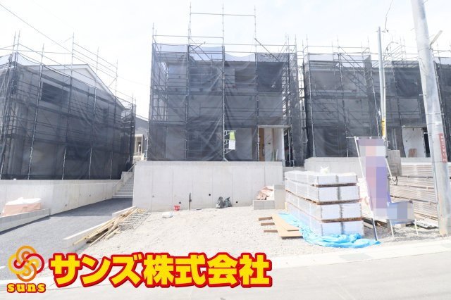 郡山市菜根３丁目　　　３号棟　　　桜小学校、郡山第３中学区の外観|南側から見た外観