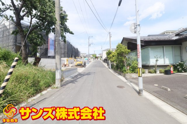 郡山市菜根３丁目　　　３号棟　　　桜小学校、郡山第３中学区の外観|南側前面道路