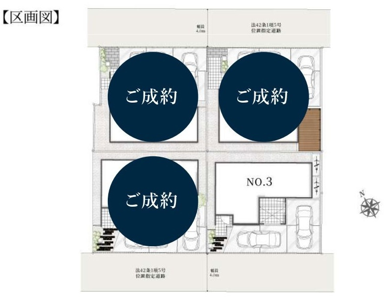 船橋市咲が丘２丁目の区画図