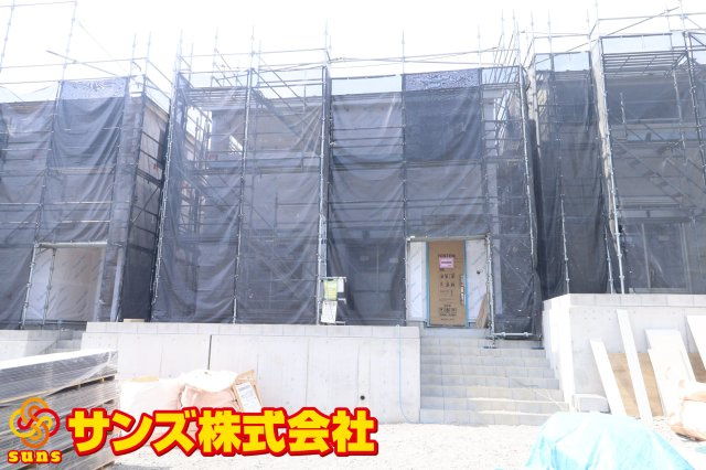 郡山市菜根３丁目　　　４号棟　　　桜小学校、郡山第３中学区の外観|南側から見た外観