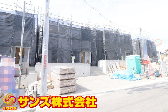 郡山市菜根３丁目　　　４号棟　　　桜小学校、郡山第３中学区の外観|南東側から見た外観