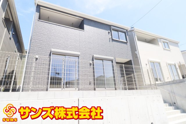 郡山市菜根３丁目　　　４号棟　　　桜小学校、郡山第３中学区の外観|南西側から見た外観♪